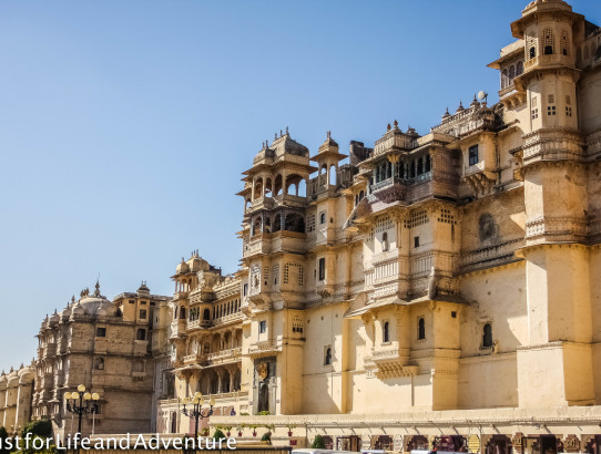 The City Palace in Udaipur