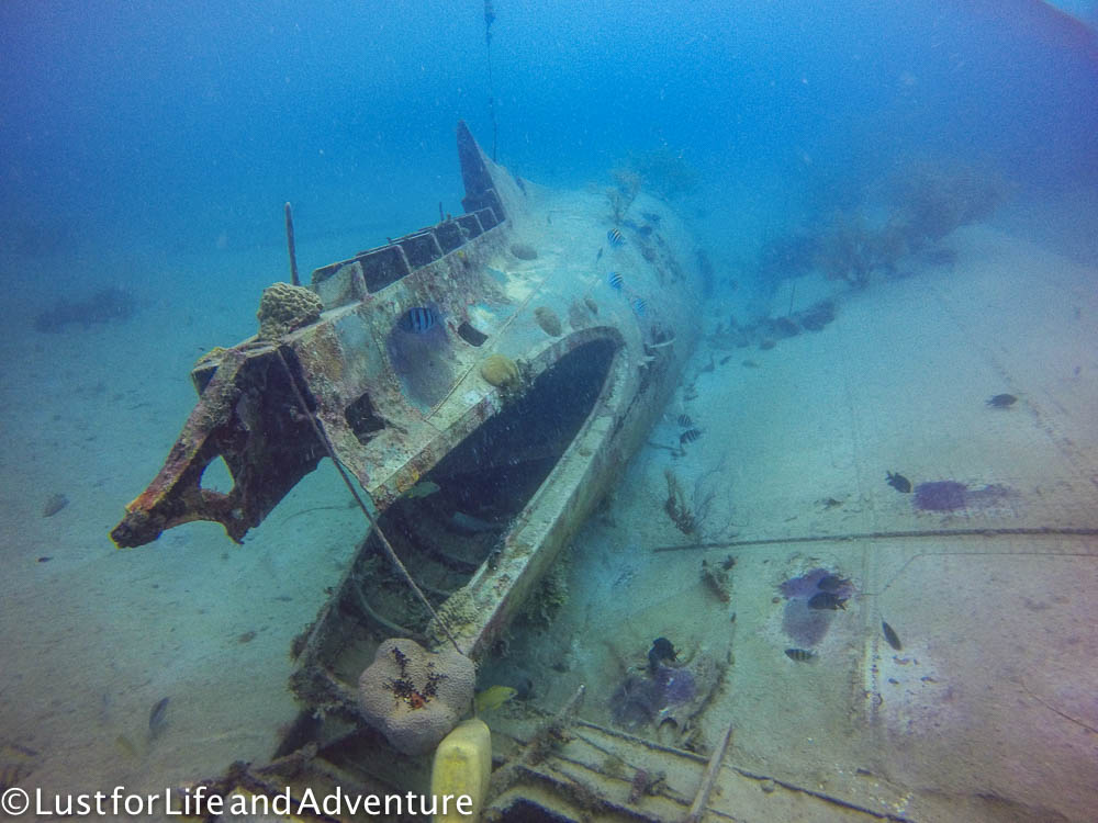 Plane wreckage